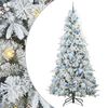 vidaXL Sapin de No&euml;l Artificiel &agrave; Branches Articul&eacute;es Blanc 240 cm