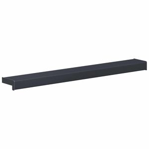 vidaXL Appui de fen&ecirc;tre Anthracite avec grain de bois 60 x 15 x 4,5 cm