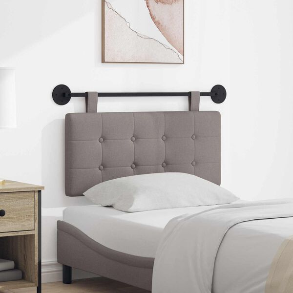 vidaXL T&ecirc;te de lit suspendue Montage mural tissu