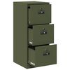 vidaXL Cabinet de Dossier avec tiroir Vert olive 44 x 50 x 106.5 cm