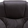 vidaXL Chaise de bureau de massage Marron Cuir v&eacute;ritable