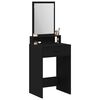 vidaXL Table de Toilette Chêne noir 50 x 41 x 140 cm Bois d'ingénierie