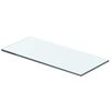 vidaXL Panneau pour &eacute;tag&egrave;re Verre transparent 40 x 12 cm