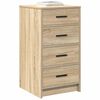 vidaXL Buffet Ch&ecirc;ne sonoma 40 x 41 x 75 cm Bois d'ing&eacute;nierie