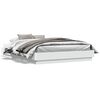vidaXL Cadre de lit sans matelas blanc 120x200 cm