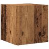 vidaXL Table d'appoint vieux bois 33x33x34 cm bois d'ingénierie