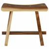 vidaXL Tabouret de salle de bain Naturel 50 x 30 x 45 cm Bois naturel