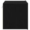 vidaXL Cabinet de chevet Ch&ecirc;ne noir 50 x 39 x 41 cm Bois d'ing&eacute;nierie