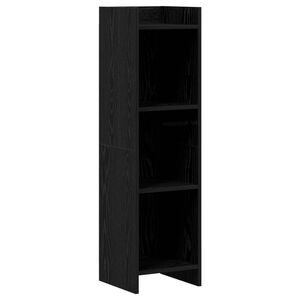 vidaXL Biblioth&egrave;que Ch&ecirc;ne noir 30 x 30 x 111 cm Bois d'ing&eacute;nierie