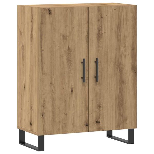 vidaXL Buffet ch&ecirc;ne artisanal 69,5x34x90 cm bois d'ing&eacute;nierie