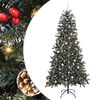 vidaXL Sapin de No&euml;l artificiel Vert 240 cm PVC, plastique et acier