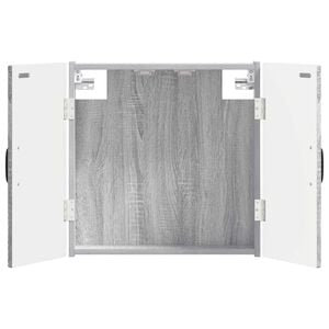 vidaXL Cabinet pour cible HAARLEM Sonoma gris 52,5 x 10,5 x 53,5 cm