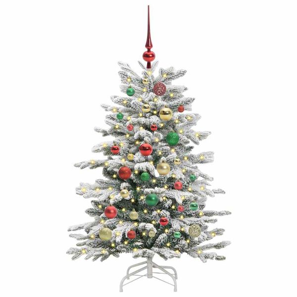 vidaXL Sapin de No&euml;l Artificiel &agrave; Branches Articul&eacute;es Blanc 120 cm