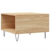 vidaXL Table basse ch&ecirc;ne sonoma 55x55x36,5 cm bois d'ing&eacute;nierie