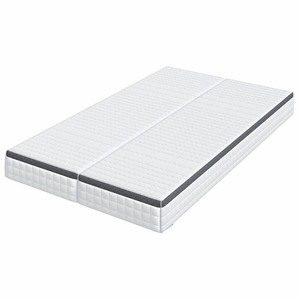 vidaXL Matelas 2 pcs Blanc et Gris 60 x 200 cm Printemps Bonell