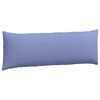 vidaXL Coussins de canapé 2 pcs Bleu 120 x 40 cm tissu