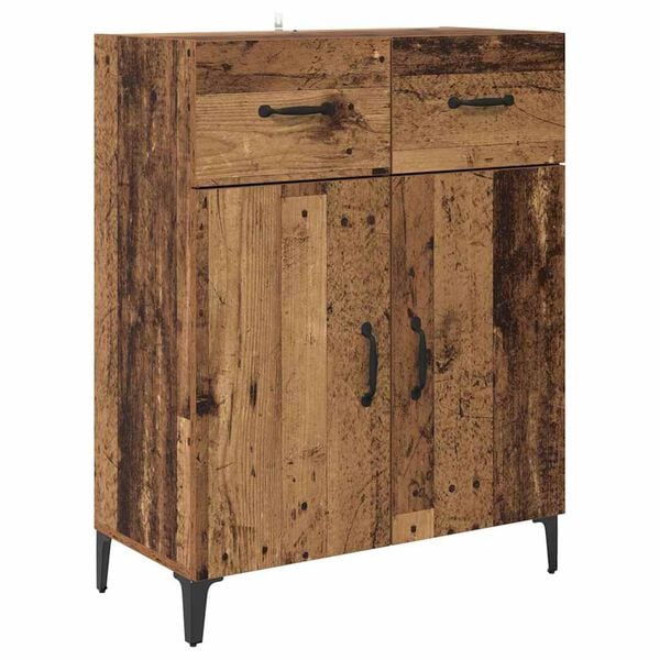 vidaXL Buffet Bois ancien 69,5 x 34 x 90 cm Bois d'ing&eacute;nierie