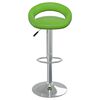 vidaXL Tabouret de bar Vert Similicuir