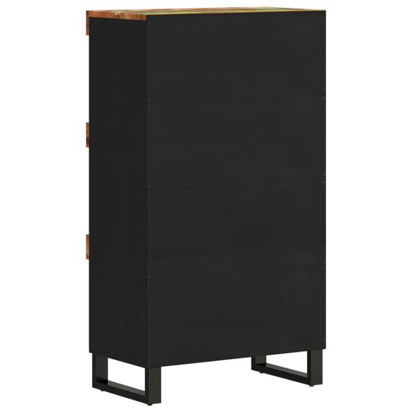 vidaXL Armoire lat&eacute;rale 60x33x107 cm bois massif de r&eacute;cup&eacute;ration