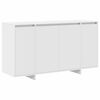 vidaXL Buffet Blanc 135 x 41 x 75 cm Bois d'ing&eacute;nierie