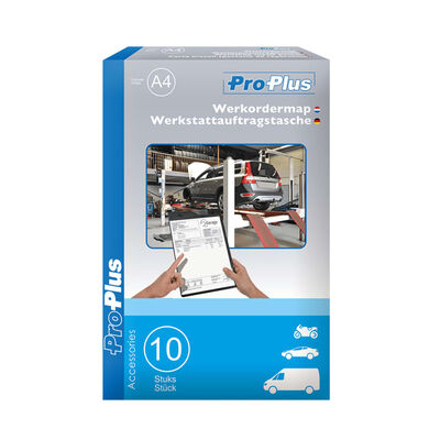 ProPlus Porte-document A4 pour commande de réparation 10 pcs noir