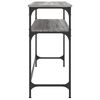 vidaXL Table console sonoma gris 100x35,5x75 cm bois d'ing&eacute;nierie