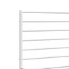 vidaXL Cadre de lit métal sans matelas et pied de lit blanc 120x200 cm