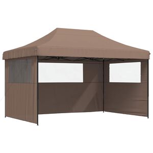 vidaXL Tente de f&ecirc;te Marron 292 x 440 x 315 cm Tissu Oxford
