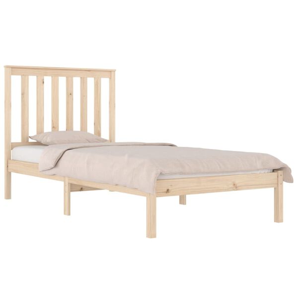 vidaXL Cadre de lit sans matelas bois massif