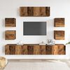vidaXL Ensemble de meuble TV mural 7 pcs vieux bois bois d'ingénierie