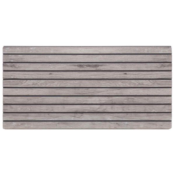 vidaXL Panneaux muraux 10 pcs Gris 100 x 50 cm Mousse EPS