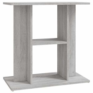 vidaXL Support d'aquarium Gris Sonoma 60x30x60 cm Bois d'ingénierie