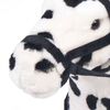 vidaXL Jouet en peluche Cheval Noir et blanc XXL