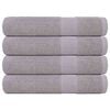 vidaXL Serviettes FROGN 4 pcs gris 100x200 cm 360 g/m&sup2;