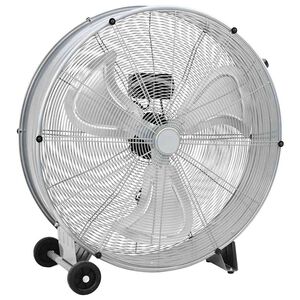 vidaXL Ventilateur tambour avec roue Argent&eacute; 79 x 37 x 82 cm Aluminium