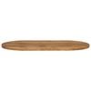 vidaXL Dessus de table 120x60x3,8 cm ovale bois massif de manguier