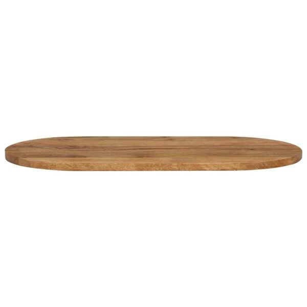 vidaXL Dessus de table 120x60x3,8 cm ovale bois massif de manguier