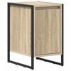 vidaXL Table de chevet Ch&ecirc;ne Sonoma 39,5 x 30 x 50 cm