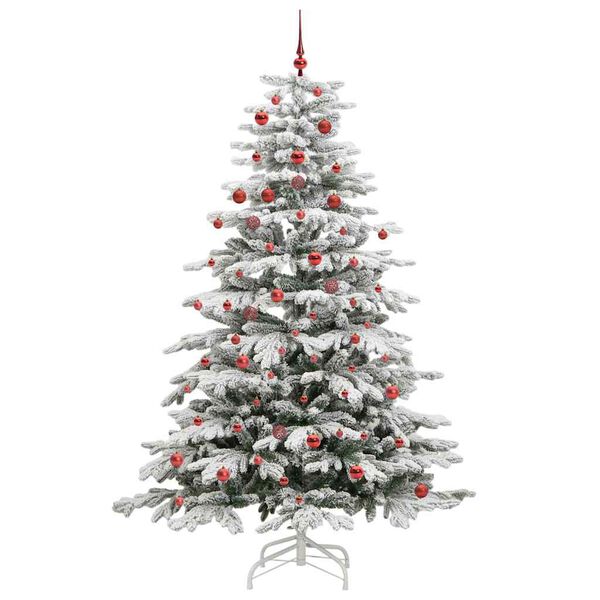 vidaXL Sapin de No&euml;l Artificiel &agrave; Branches Articul&eacute;es Blanc 210 cm