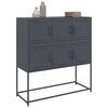vidaXL Buffet anthracite 100,5x39x107 cm acier