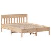 vidaXL Lit biblioth&egrave;que sans matelas 140x190 cm bois de pin massif