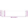 vidaXL Auvent lat&eacute;ral r&eacute;tractable de patio 140x600 cm Marron