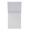 vidaXL Appliques murales LED d'ext&eacute;rieur 2 pcs blanc