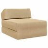 vidaXL Canap&eacute;-lit pliable Vert Gris 60 x 70 x 41 cm Tissu