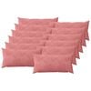 vidaXL Housse de coussin 12 pcs HEERLEN Rose 40 x 80 cm Velours