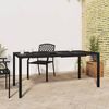 vidaXL Table de jardin anthracite 165x80x72 cm acier