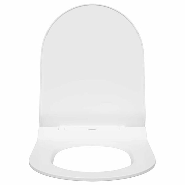 vidaXL Siège de toilette Réglable Blanc 48,5 x 36 x 5 cm Polypropylène