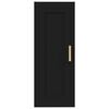 vidaXL Armoire murale Noir 35x34x90 cm Bois d'ingénierie