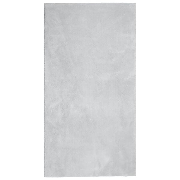 vidaXL Tapis HUARTE &agrave; poils courts doux et lavable gris 60x110 cm