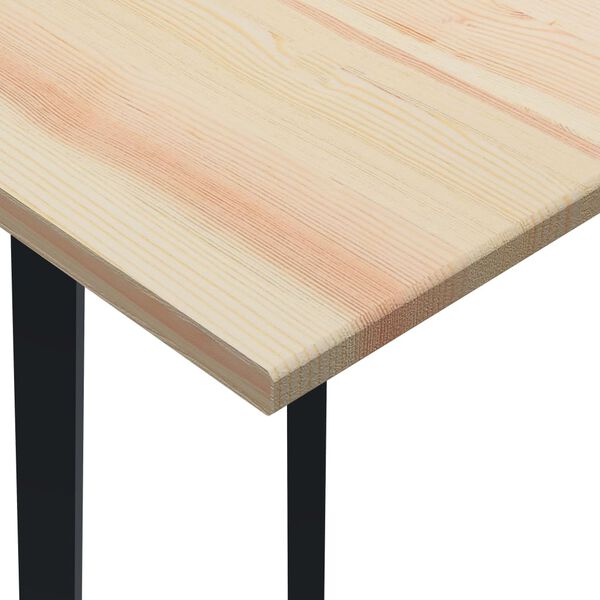 vidaXL Table de salle &agrave; manger 220x100x76 cm Bois de pin